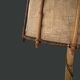 Louis Sognot vintage bamboo rattan floor lamp