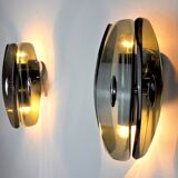 Pair of Veca wall lamps in Bakelite, Italy, 1970