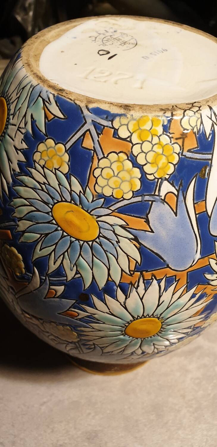 Vase à col la Louvière