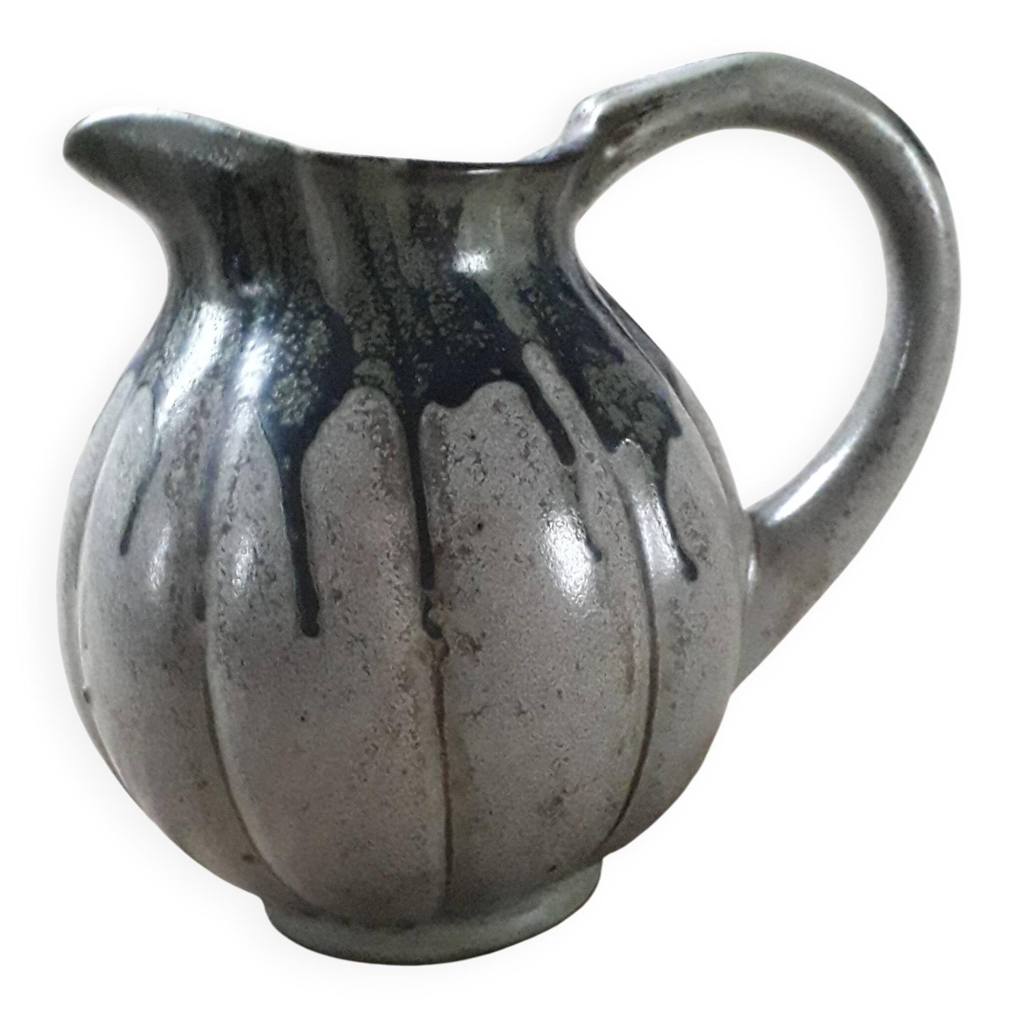 Vintage melon-shaped vase