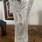 Vase en verre cristal