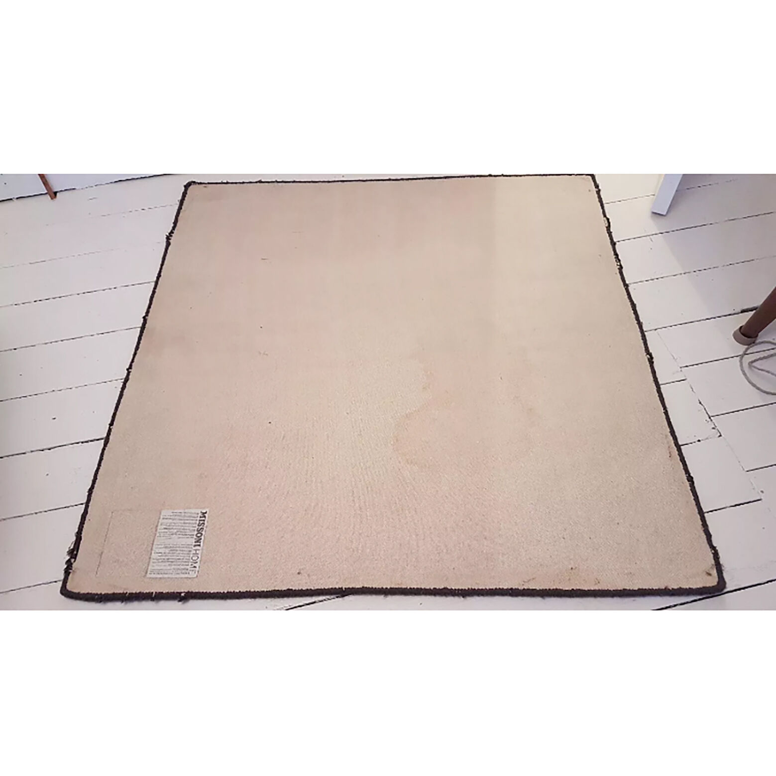 Vintage missoni square flowers rug carpet floor  130x130cm