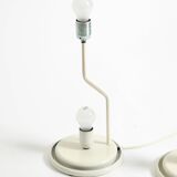 Lampes de table Leucos Paralume originales des années 1980, fabriquées en Italie | hauteur