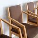 Danish set of 4 dining chairs by Skovby