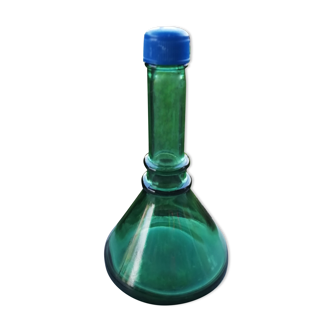 Green glass salt shaker