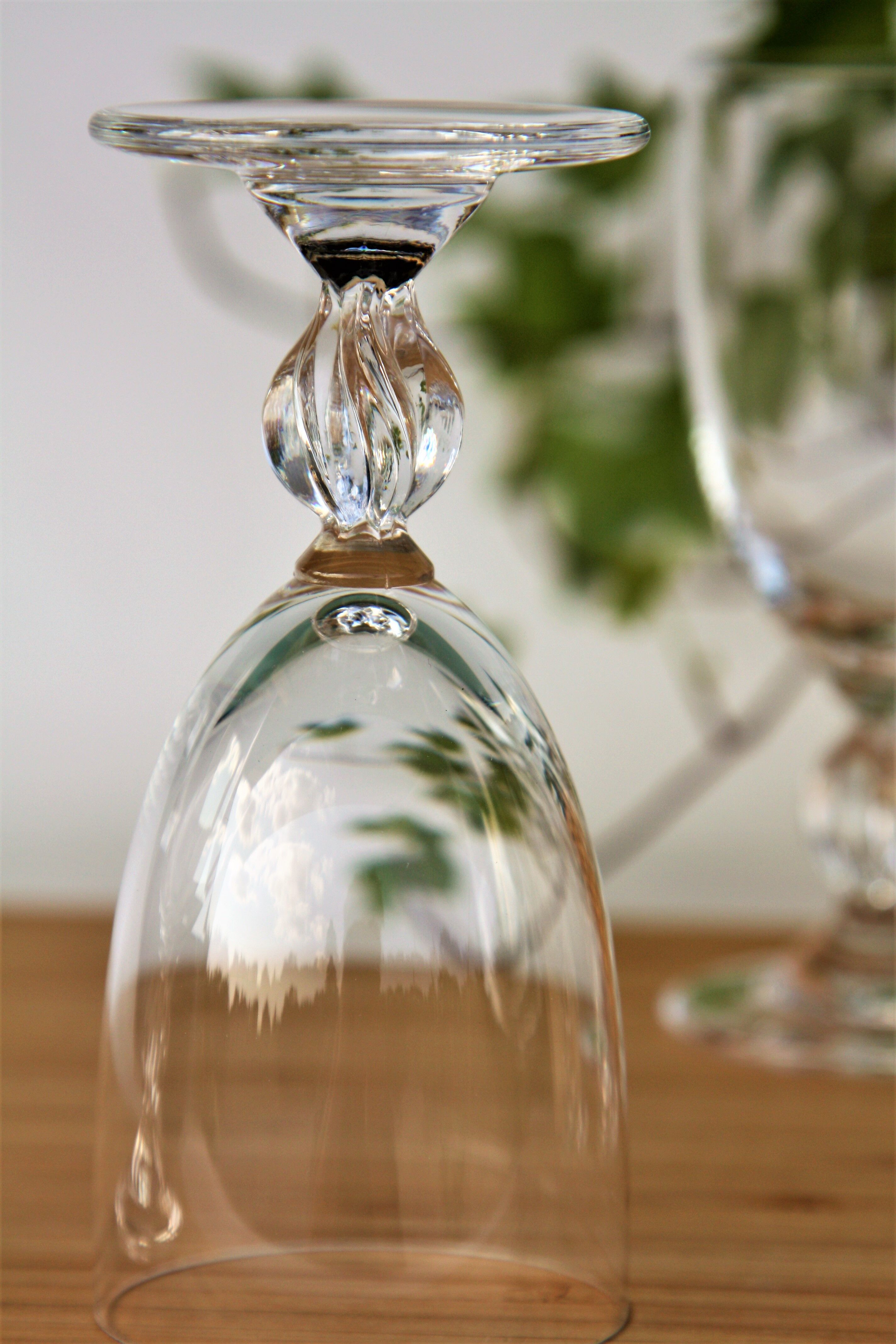 Verre à vin en cristal de Lalique