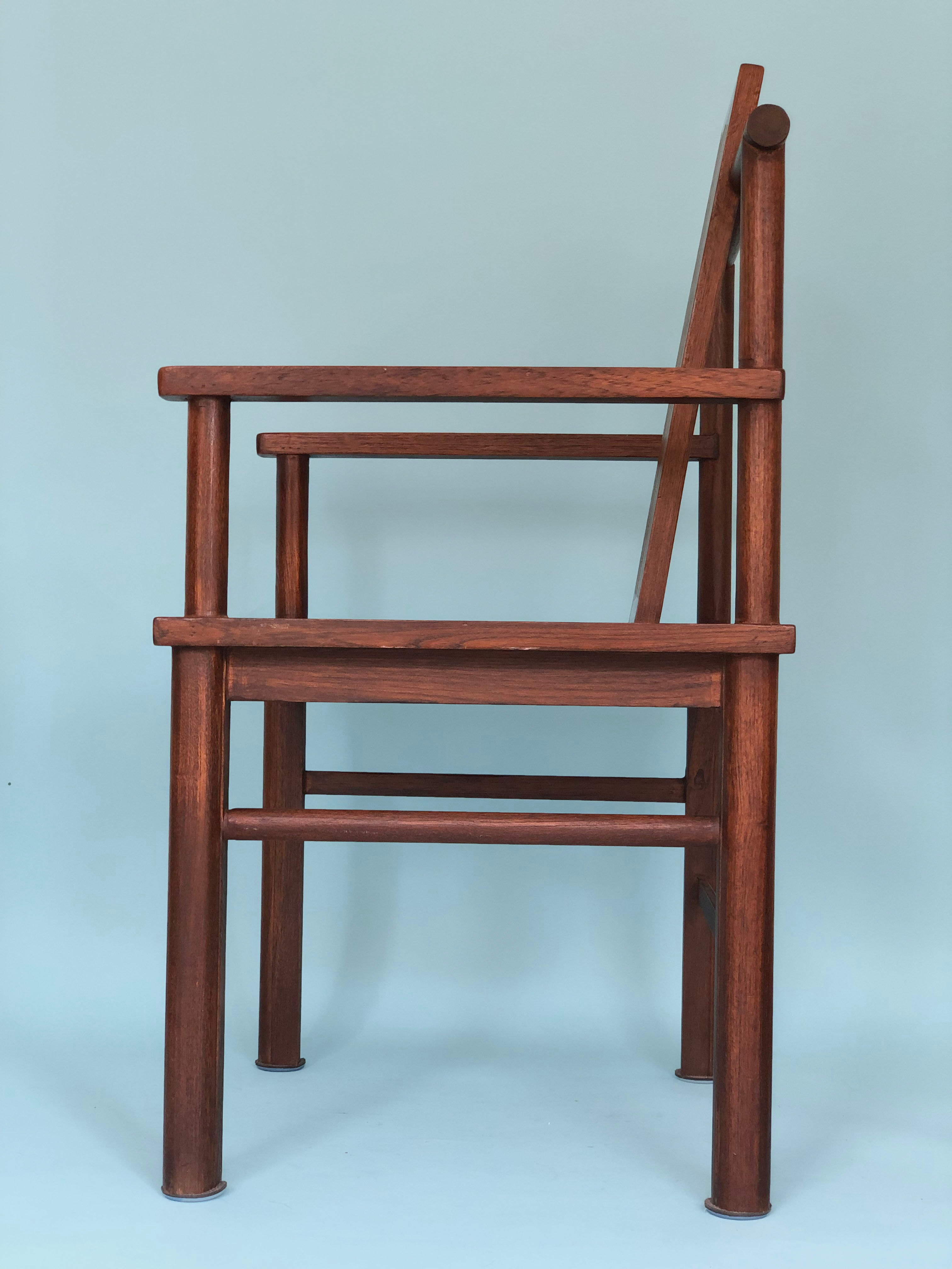 Fauteuil années 1920, art déco bauhaus style chêne