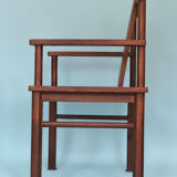 Fauteuil années 1920, art déco bauhaus style chêne