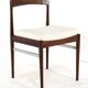 Set of 6 Rosewood AWA Dining Chairs 'Bennekom'  - new upholstery