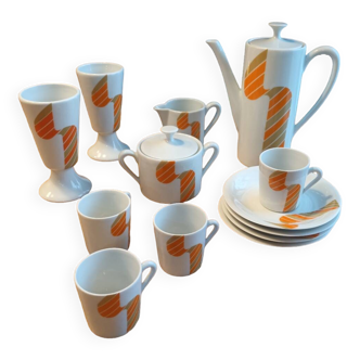 Service à café en porcelaine vintage