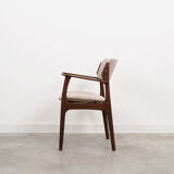 Walnut chairs, Danish design, 1960s, designer: Erik Buch