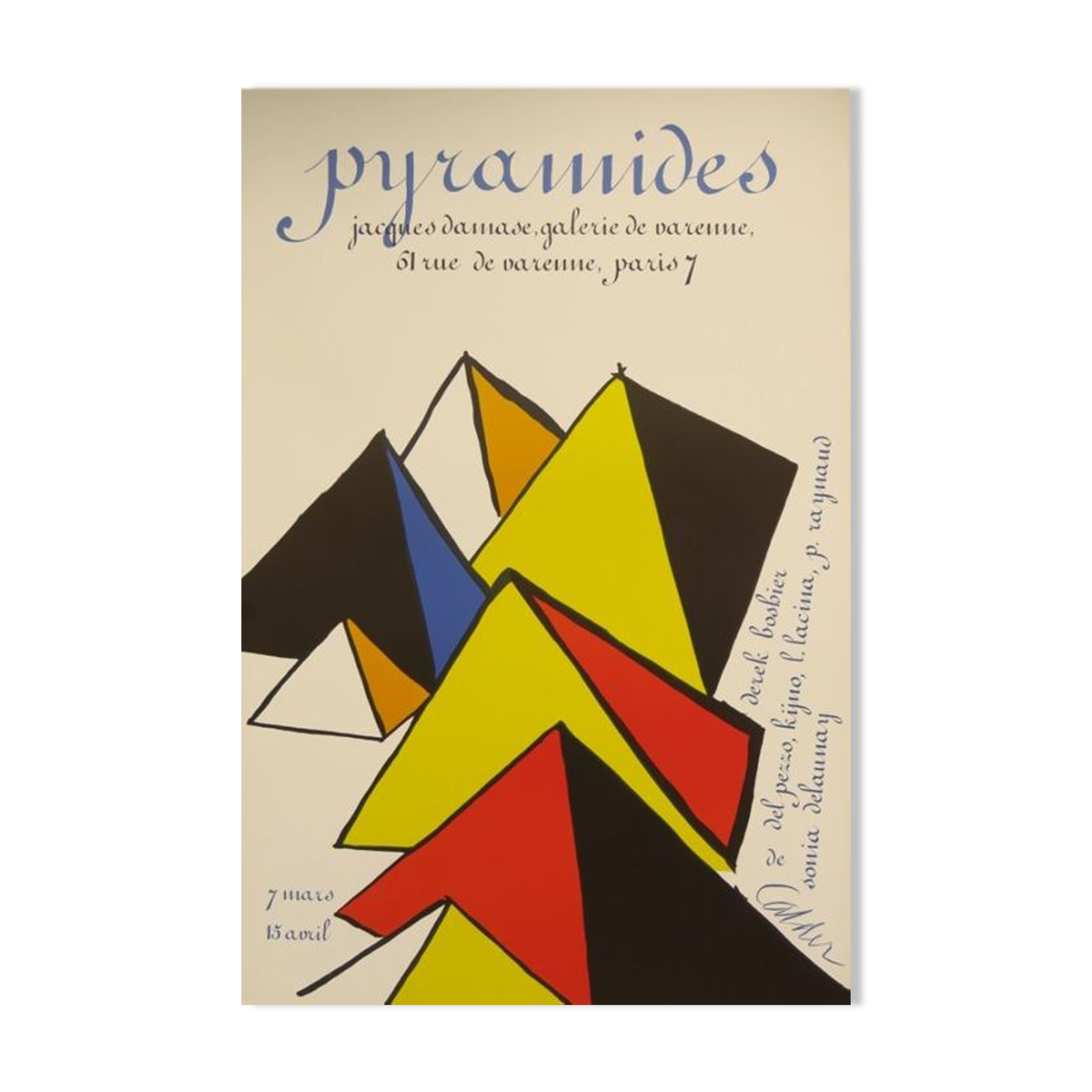 Affiche originale de Alexander Calder - 1980
