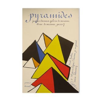 Affiche originale de Alexander Calder - 1980