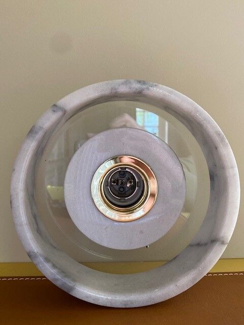 Tom Dixon wall lamp in marble and brass