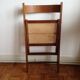 Chaise pliante cannée