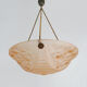Suspension pink cavasque Art Deco 1 Fire, in glass paste. Year 30