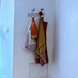 Vintage double ball coat hooks