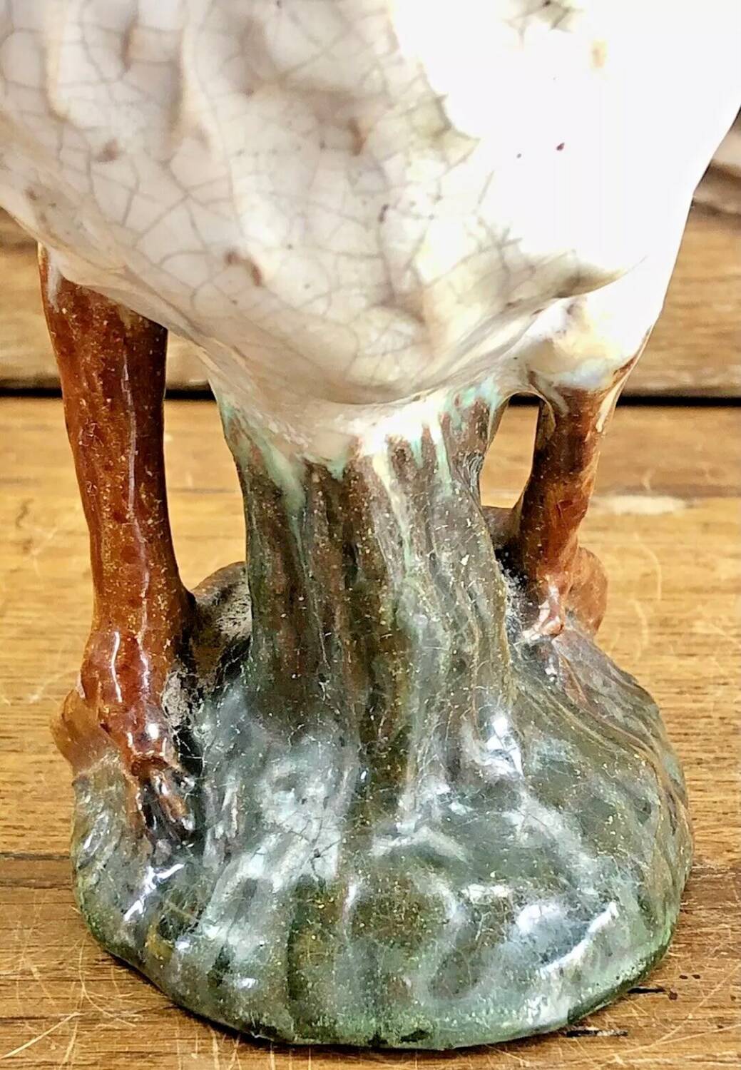 Terracotta hen Bavent XIX sulphide eyes