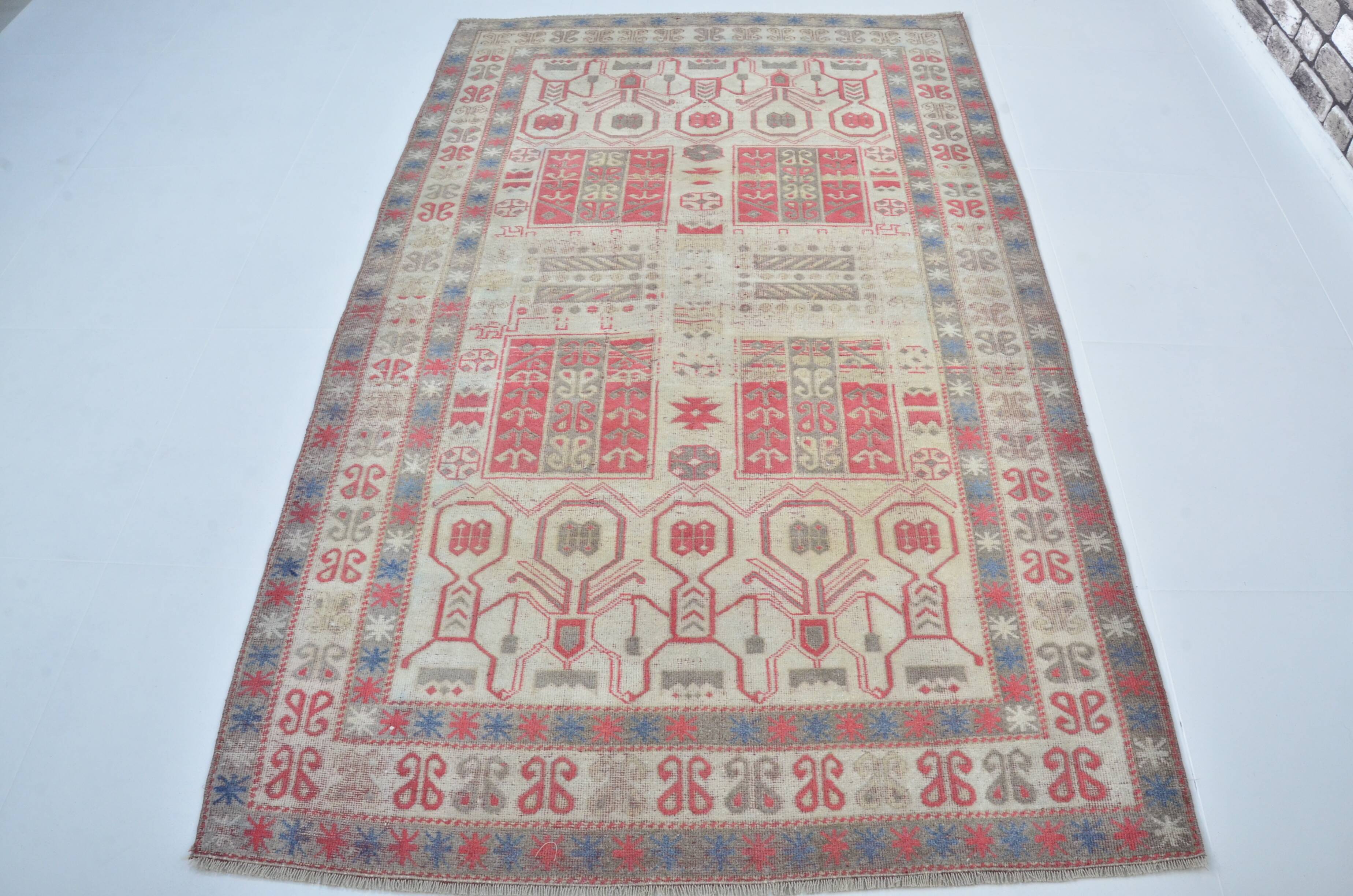 Home Living 3429 Hand-Knotted Vintage Rug
