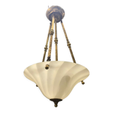 Italian Murano glass light pendants, 1980s, set of 2