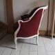 Louis XV style armchair patinated white