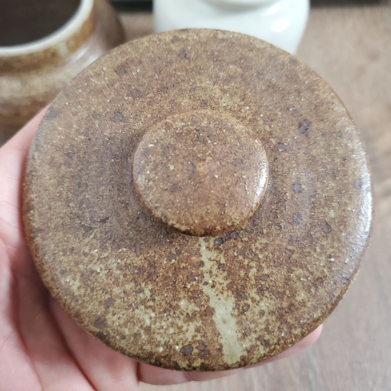 Set of 2 ceramic pots