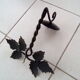 Wrought iron candlesticks year 60 vintage.