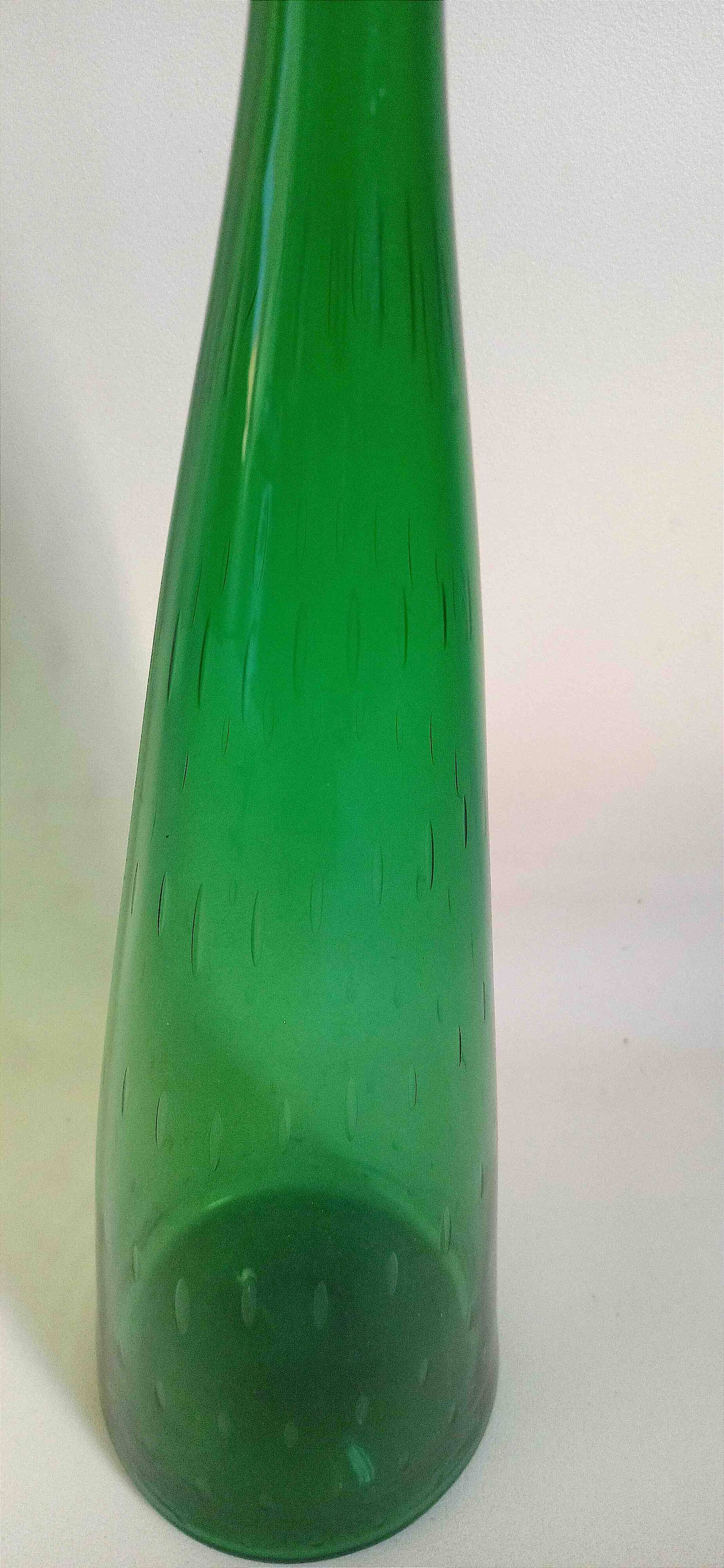 Carafe géante Génie Empoli Années 50 Hauteur 75 cm