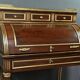 Small Mahogany Cylinder Desk, Louis XVI Style – Mid-19th Century
