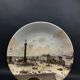 4 decorative porcelain plates from Paris “Paris through the ages”