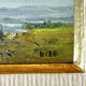 20th Century Antique Lake Scene Landscape Oil Painting