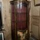 Display cabinet in Louis XV style from the late 19th century in painted wood.