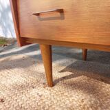 vintage commode, tapered legs