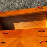 Commode vintage pieds compas.