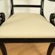 Armchair by G.T. Rackstraw, mahogany stained black, vintage from England
