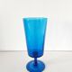 Blue pedestal vase - Italy Empoli 1960