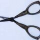 Pair of Art-Nouveau embroidery scissors, in perfect condition!