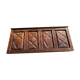 Antique wood headboard