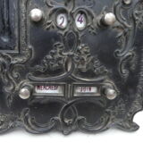 Calendrier perpétuel en bois et gutta percha Napoléon III à poser ou accrocher