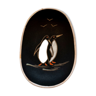 Coupelle en céramique pingouin