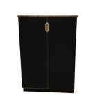 Black glass  bar, 1970s