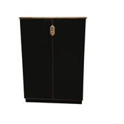 Black glass  bar, 1970s