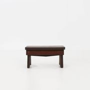 Rustic Wooden Stool with Exceptional Patina, Belgium 1880s