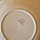 6 Gien Gardanne soup plates, pink and yellow, with gold trim
