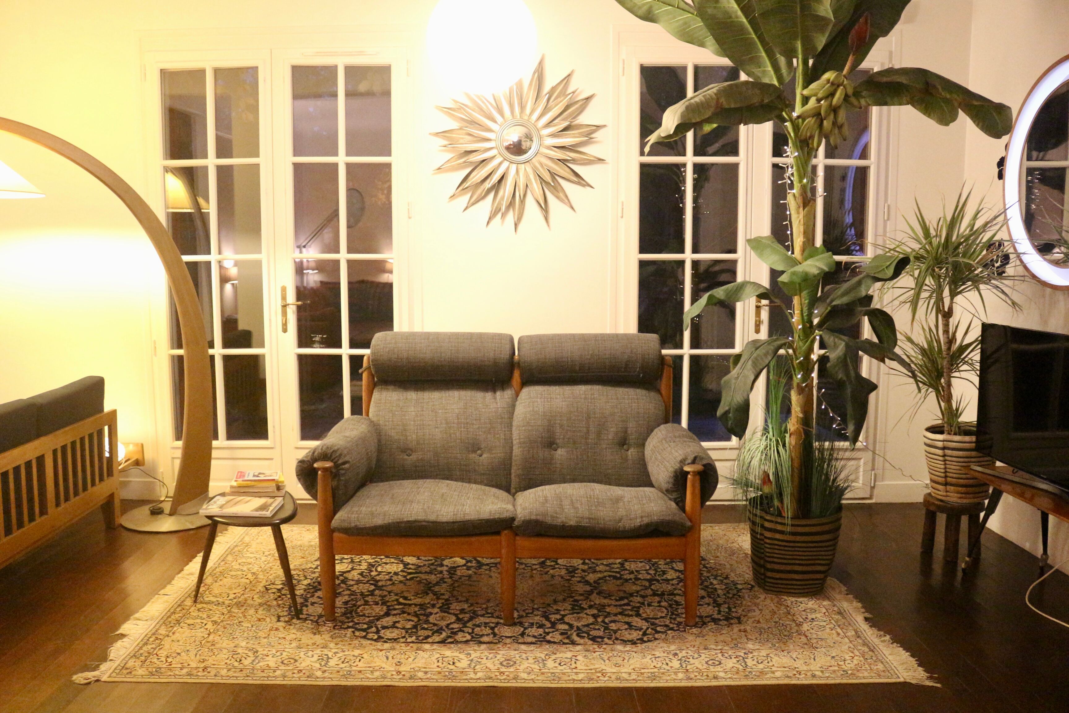 2-seater sofa year 1960 by Eric Merthen for Ire Møbler, Sweden 196