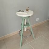 Vintage high screw stool