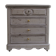 Dresser 19th century gray aged patina