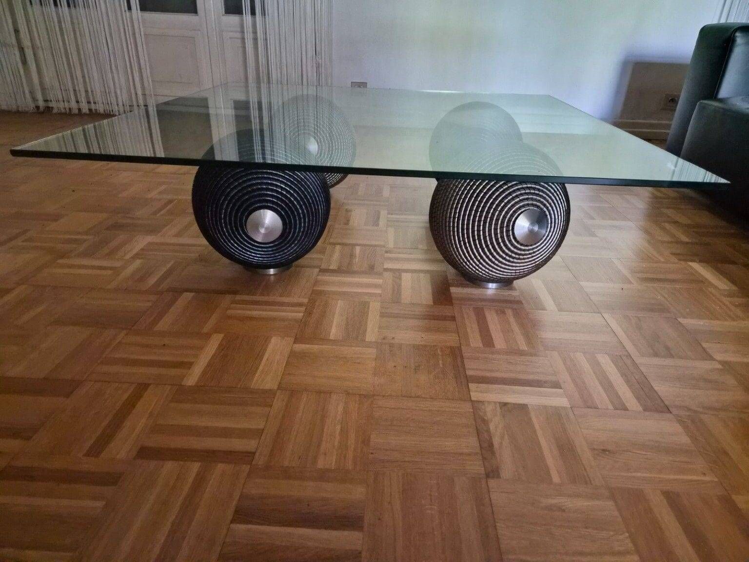 Table basse d'artiste - Fabrice Risser / Edition ultra-limitée (c. 2004)