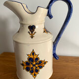 Old pitcher in earthenware G. Brachet – Limcolor – Terrasson – yellow decor