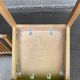 4 Scandinavian dining chairs in light birch solid wood.
